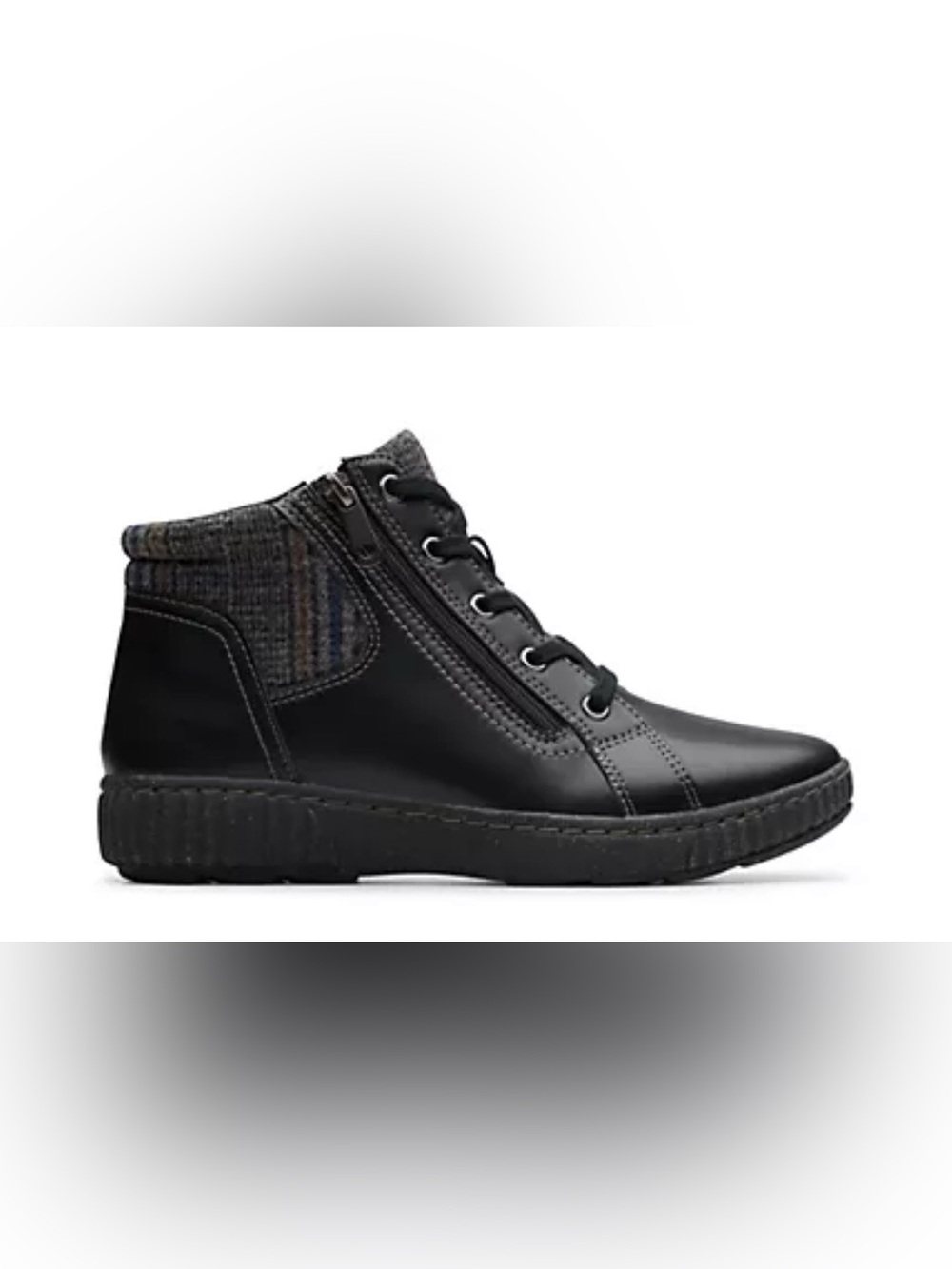 NEW Clarks Collection Leather Ankle Boots -Caroline Spice size:9.5 w